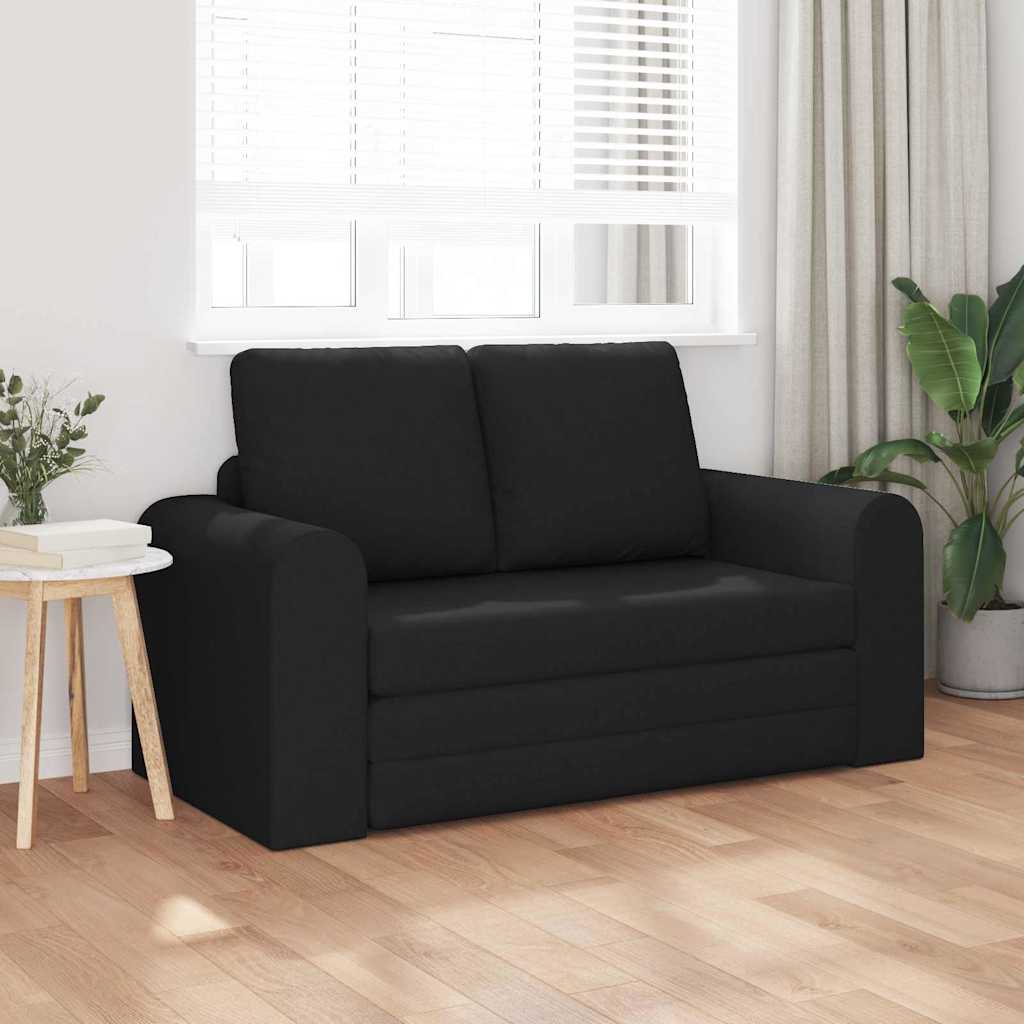 Sofá-Cama Preto 148 x 71 x 83 cm tecido