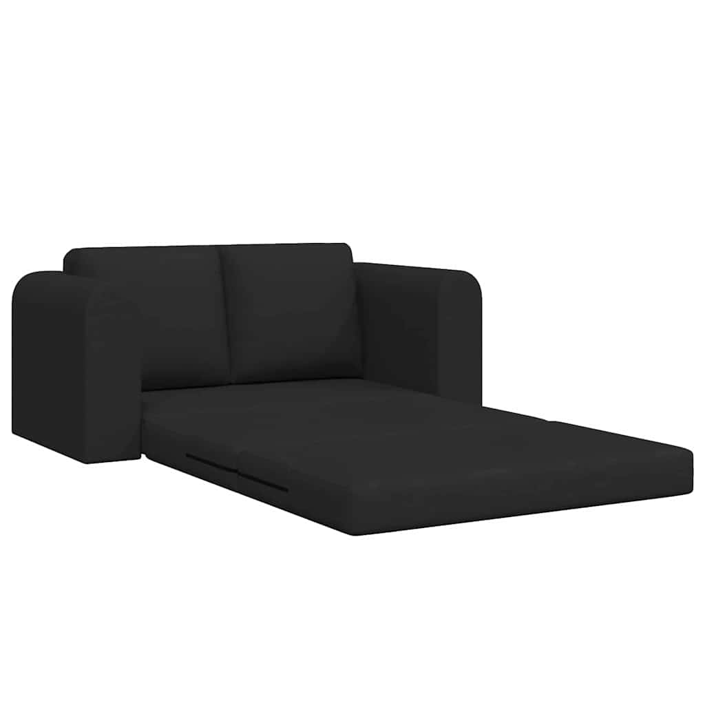 Sofá-Cama Preto 148 x 71 x 83 cm tecido