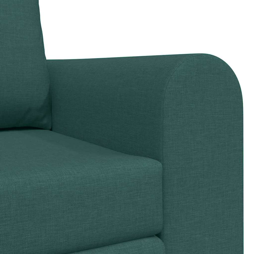 Sofá-Cama Verde-escuro 148 x 71 x 83 cm tecido