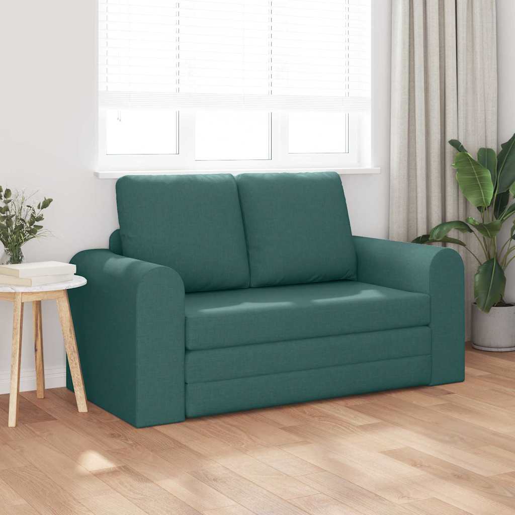 Sofá-Cama Verde-escuro 148 x 71 x 83 cm tecido