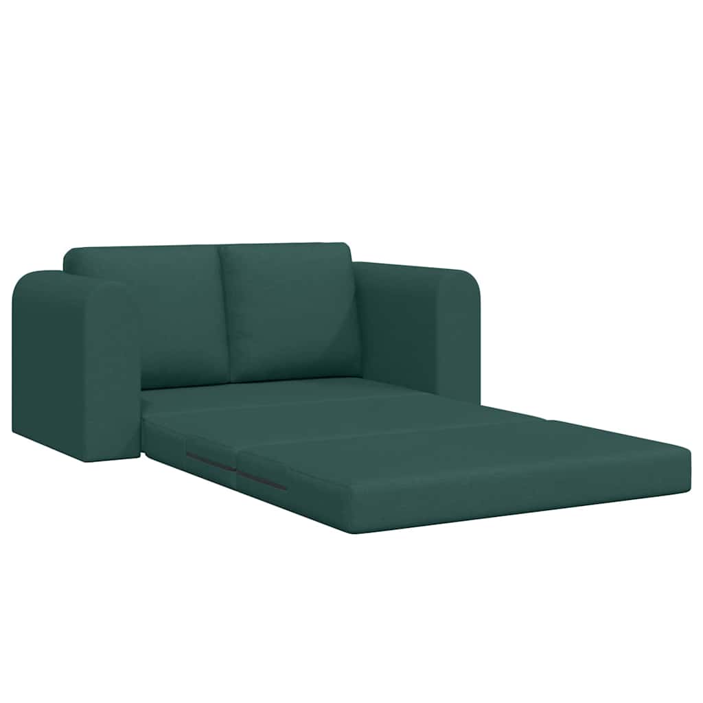 Sofá-Cama Verde-escuro 148 x 71 x 83 cm tecido