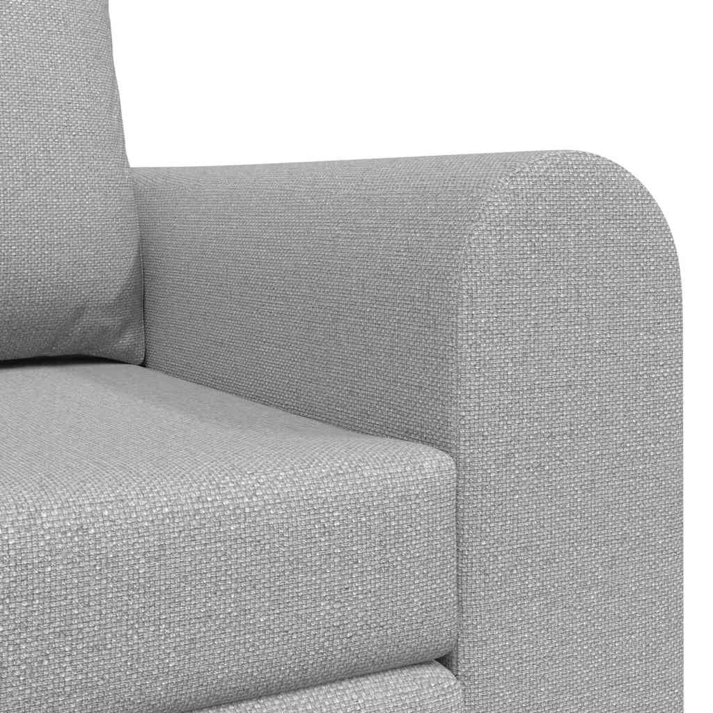 Sofá-Cama Cinza Nuvem 148 x 71 x 83 cm tecido