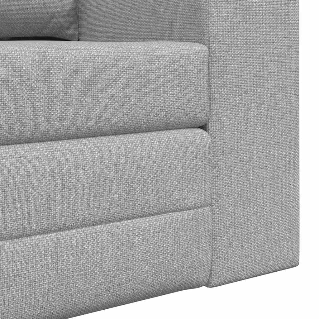Sofá-Cama Cinza Nuvem 148 x 71 x 83 cm tecido