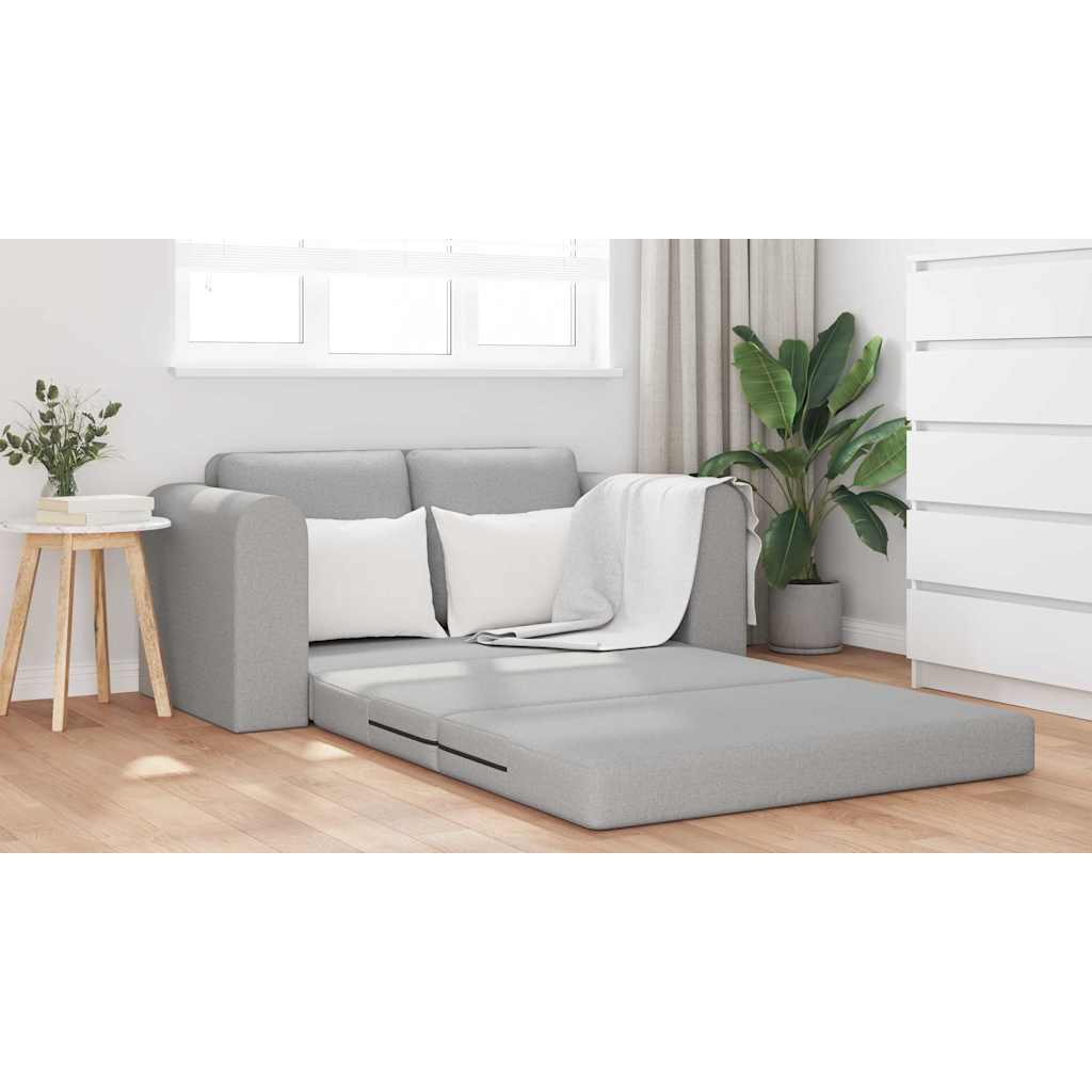 Sofá-Cama Cinza Nuvem 148 x 71 x 83 cm tecido