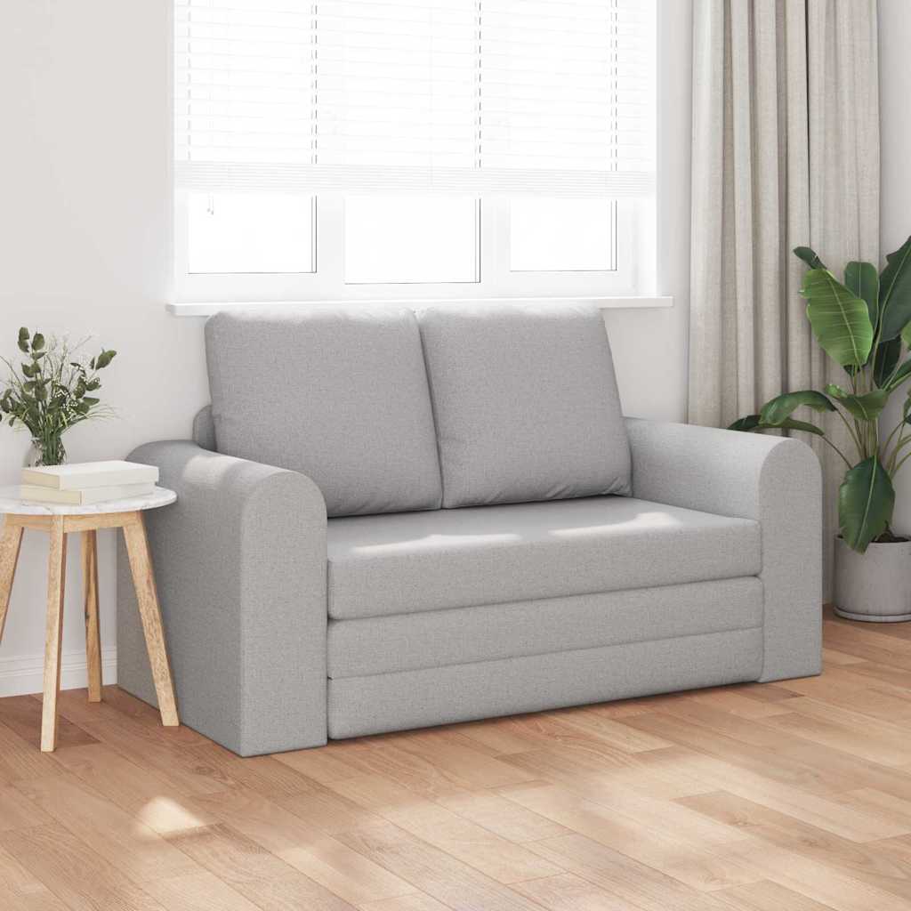 Sofá-Cama Cinza Nuvem 148 x 71 x 83 cm tecido