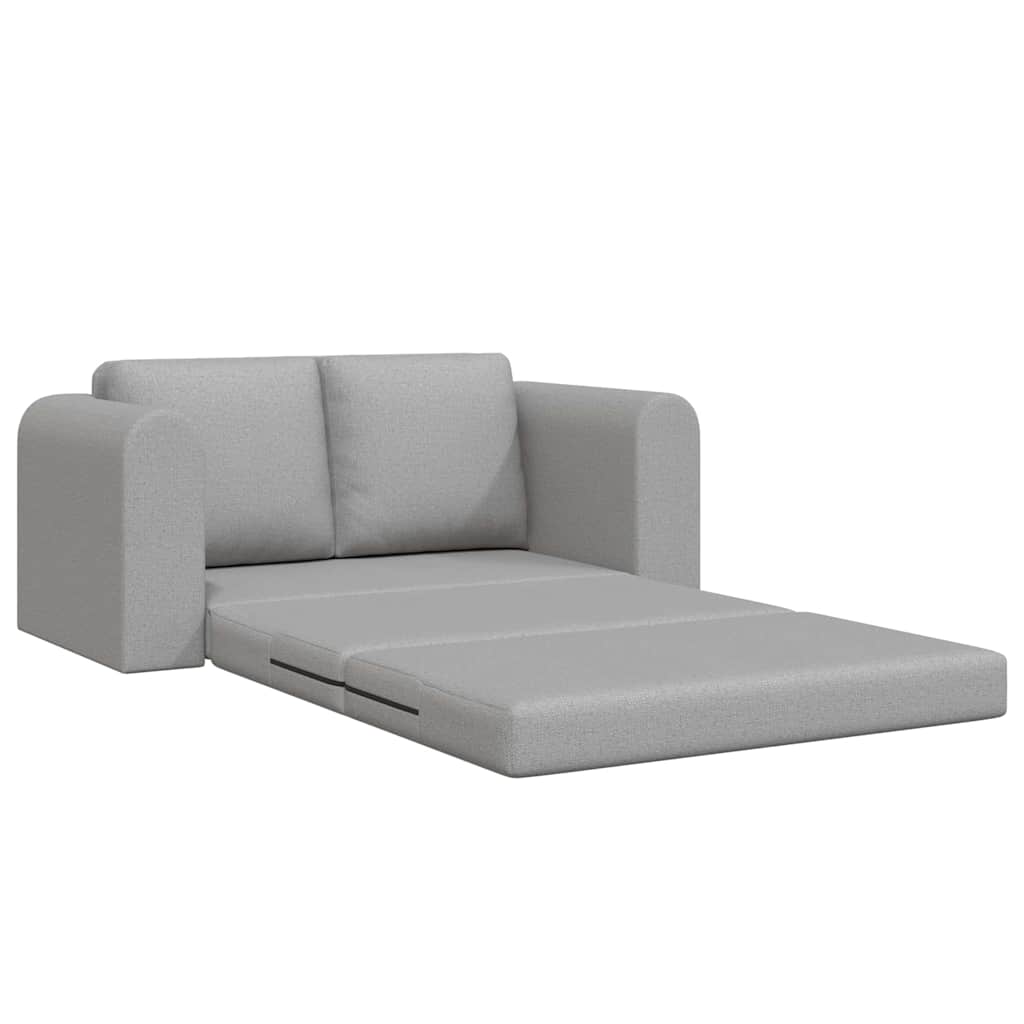 Sofá-Cama Cinza Nuvem 148 x 71 x 83 cm tecido