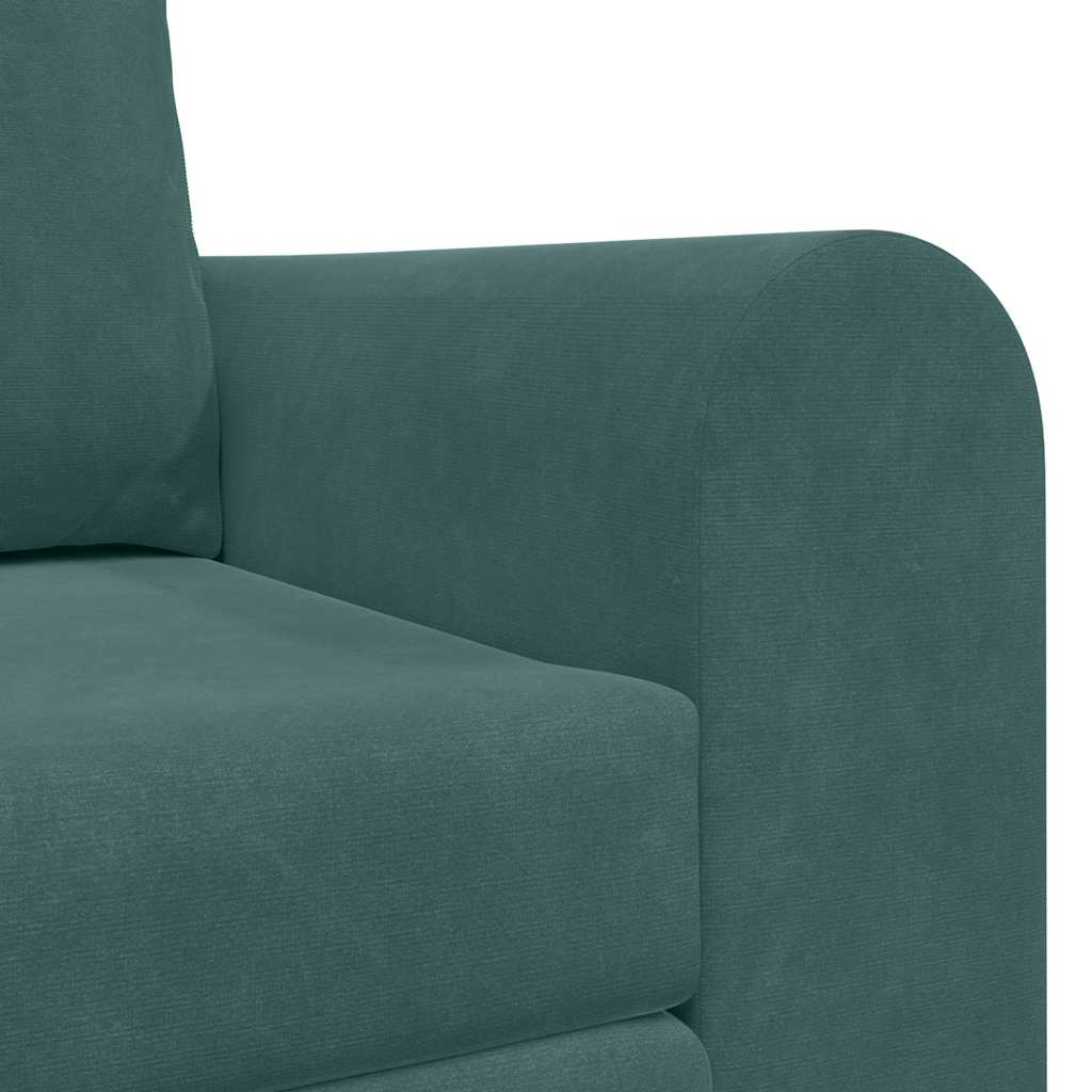 Sofá-Cama Verde-escuro 148 x 71 x 83 cm Veludo
