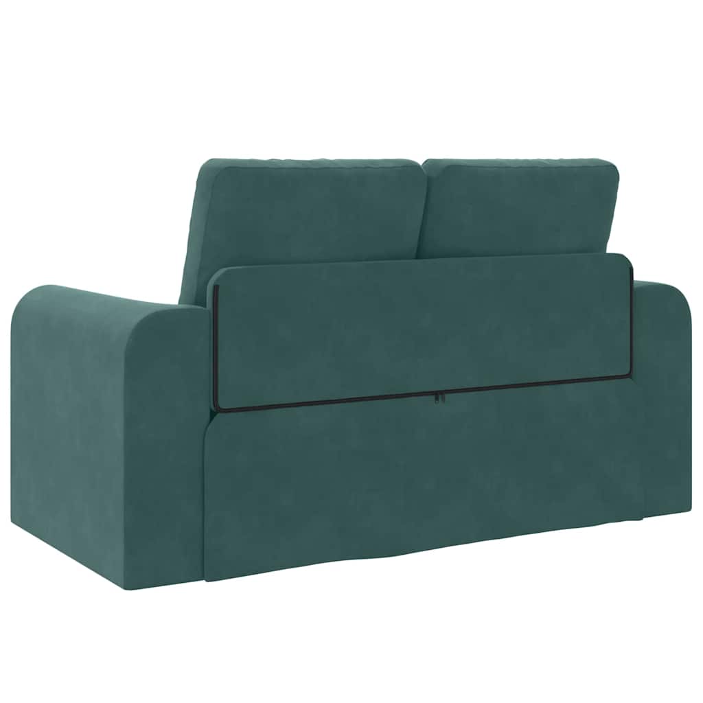 Sofá-Cama Verde-escuro 148 x 71 x 83 cm Veludo