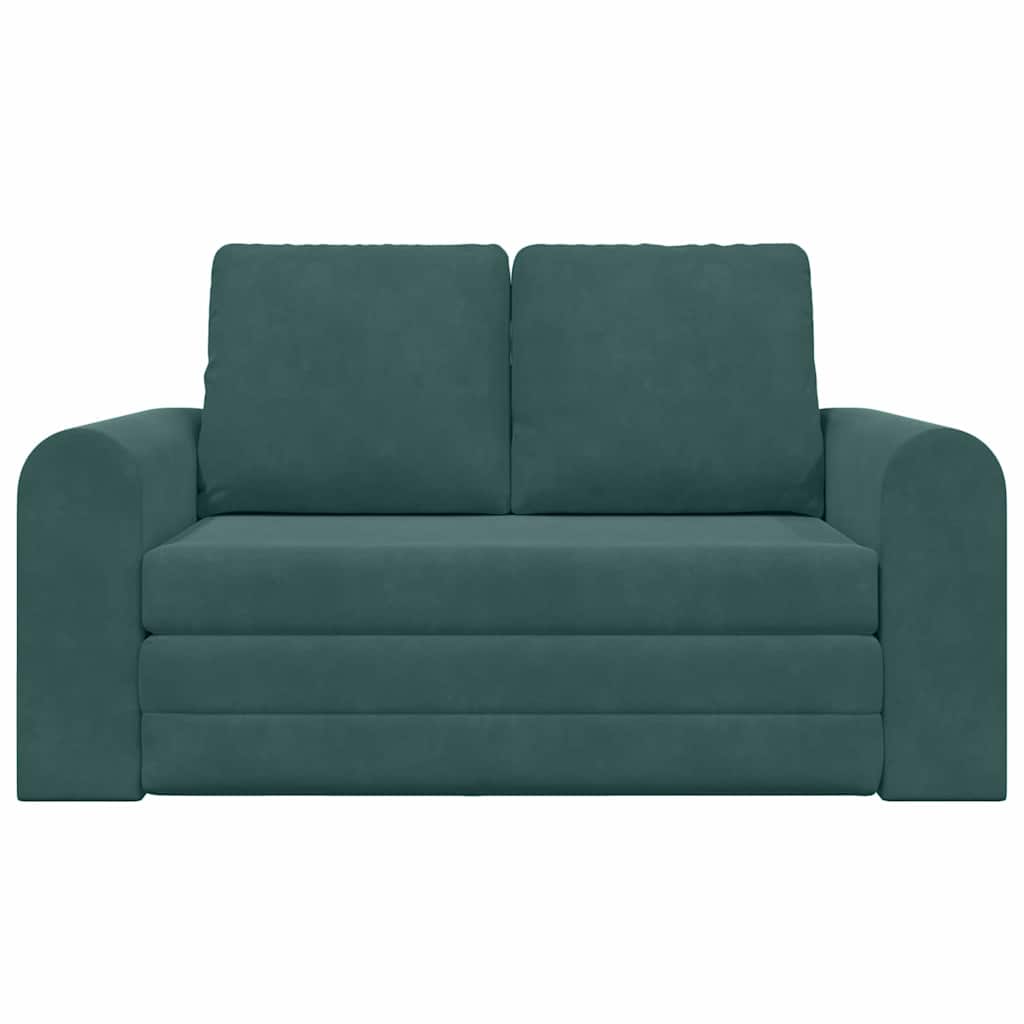 Sofá-Cama Verde-escuro 148 x 71 x 83 cm Veludo