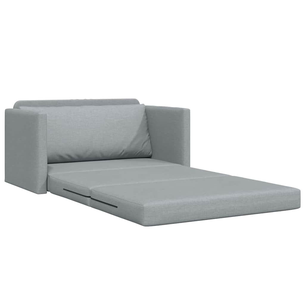 Sofá-Cama Cinzento-claro 124 x 71 x 78 cm tecido