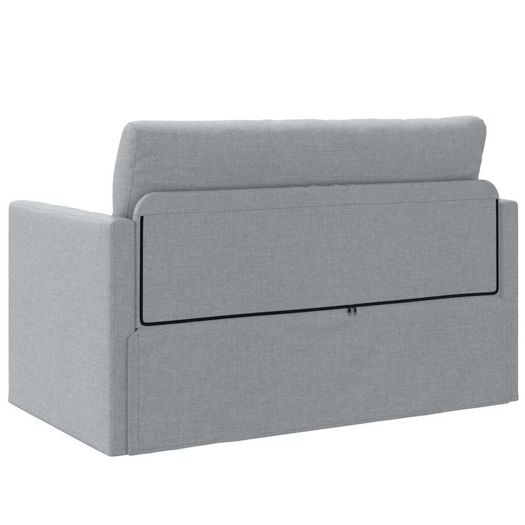 Sofá-Cama Cinzento-claro 124 x 71 x 78 cm tecido