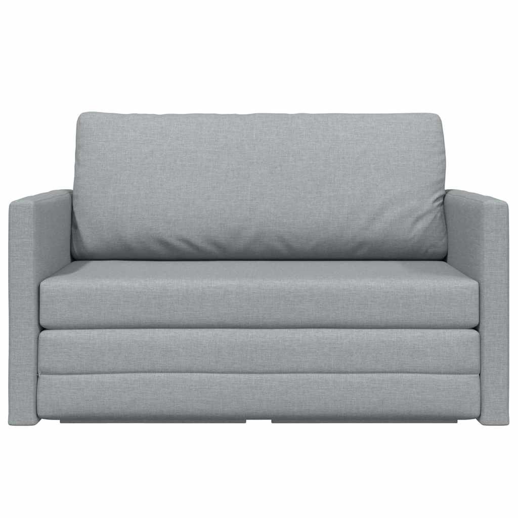 Sofá-Cama Cinzento-claro 124 x 71 x 78 cm tecido