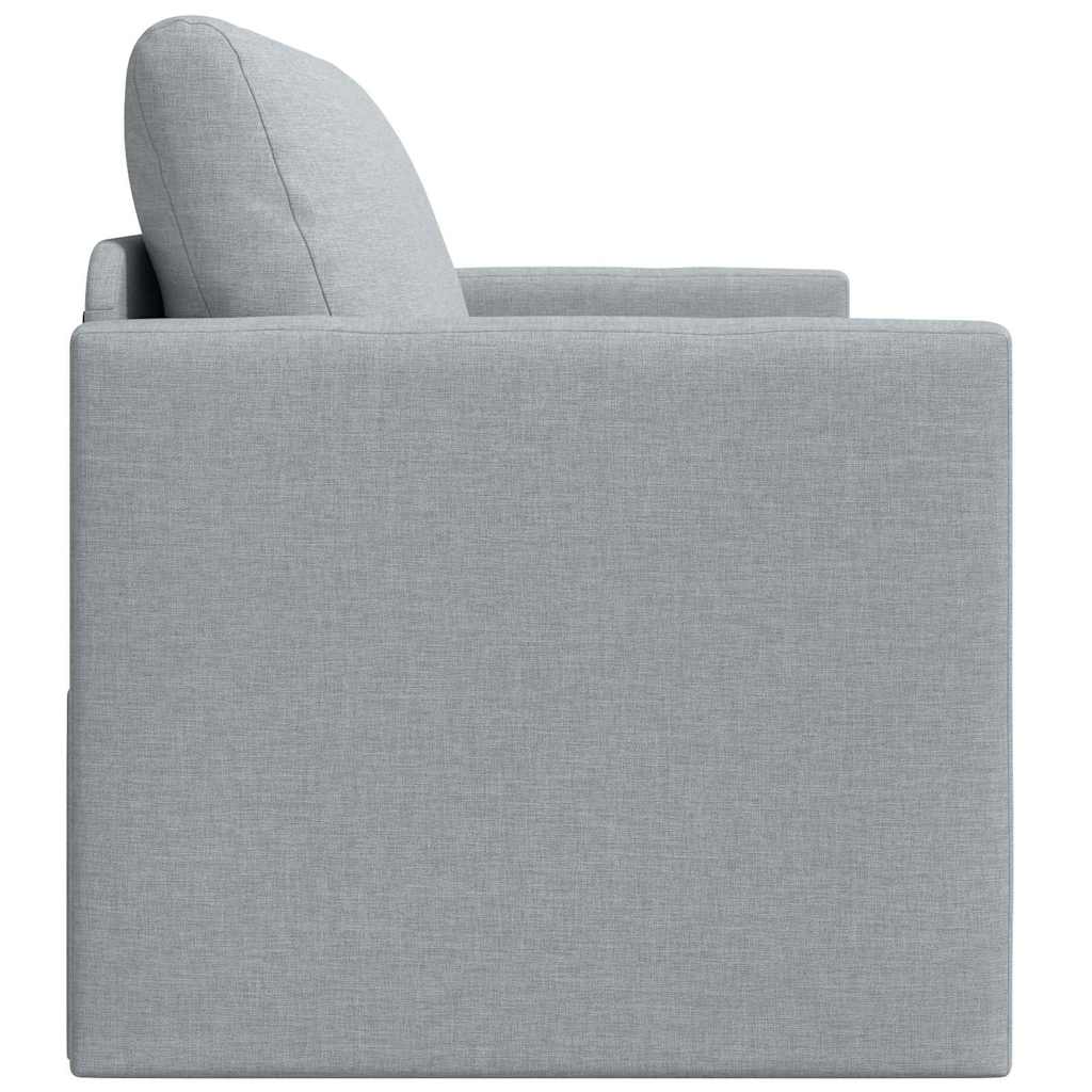 Sofá-Cama Cinzento-claro 124 x 71 x 78 cm tecido