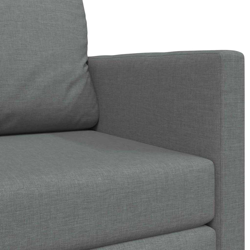 Sofá-Cama Cinzento escuro 124 x 71 x 78 cm tecido