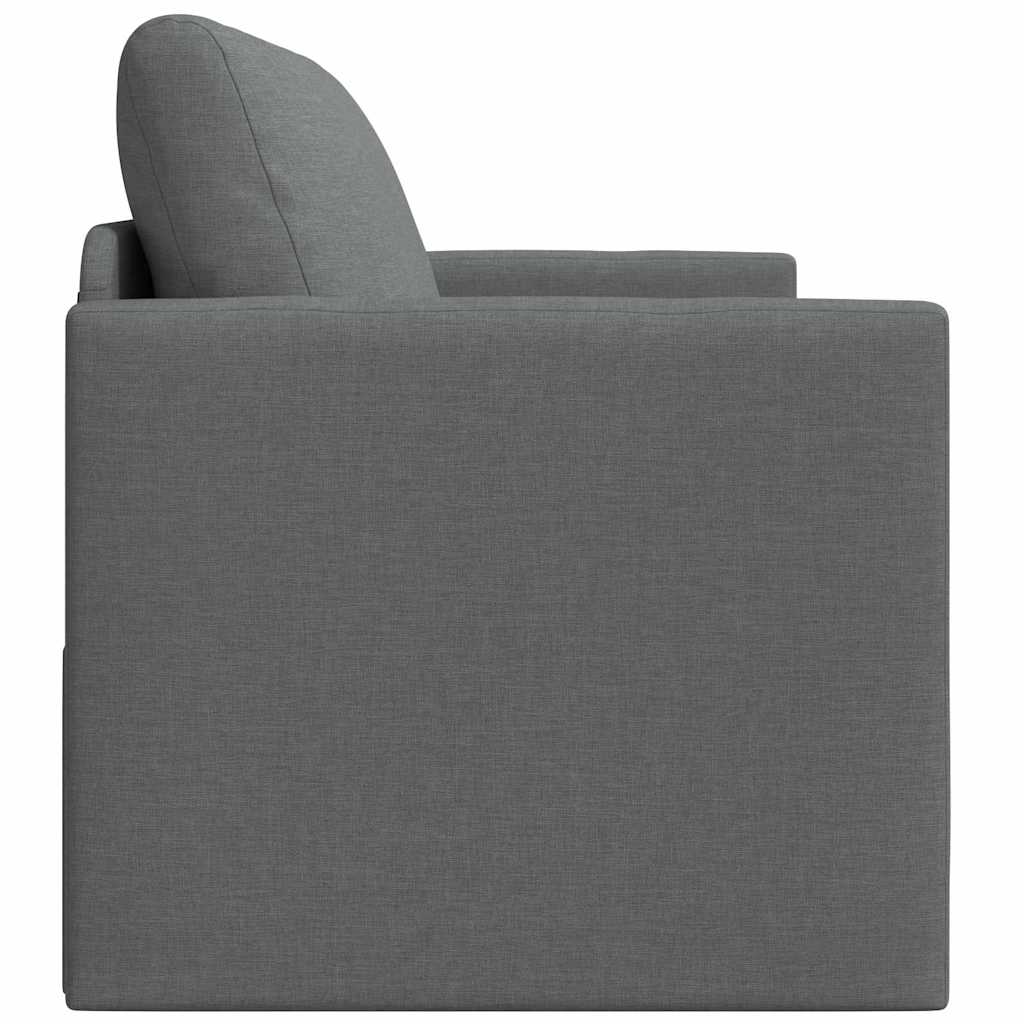 Sofá-Cama Cinzento escuro 124 x 71 x 78 cm tecido