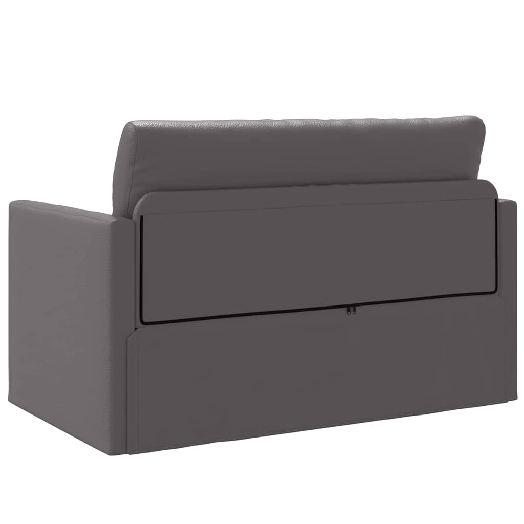Sofá-Cama Cinzeto 124 x 71 x 78 cm Couro Artificial