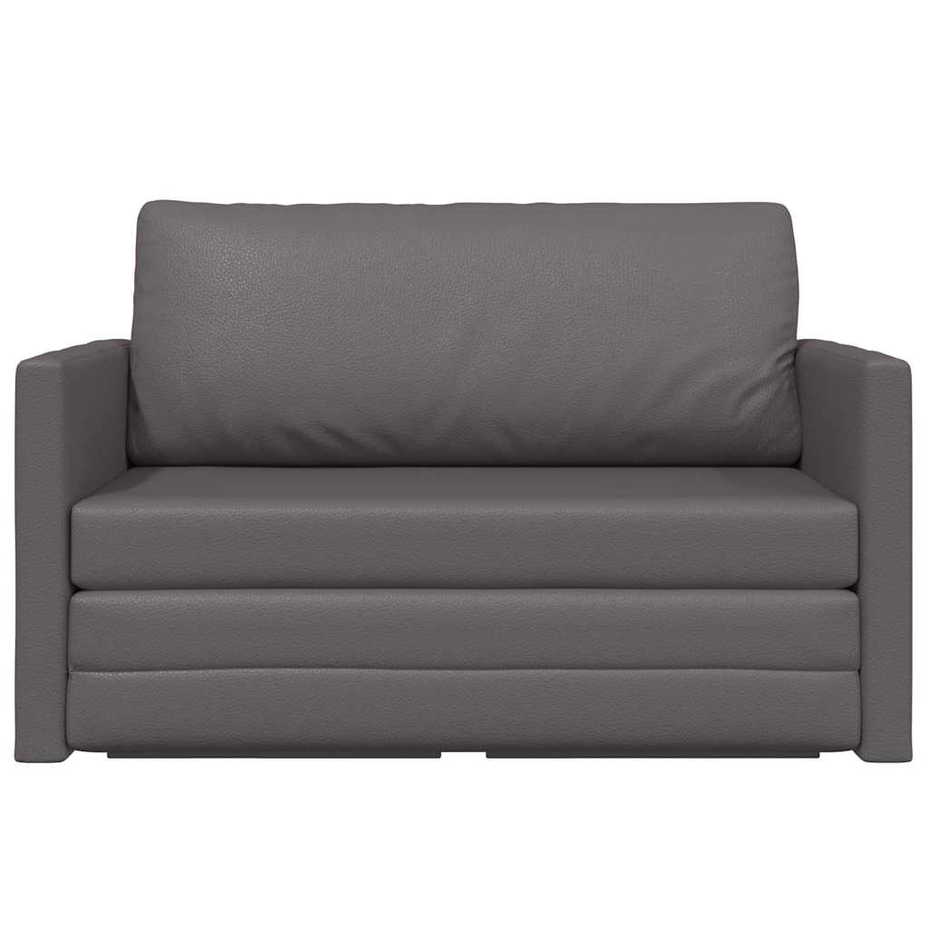 Sofá-Cama Cinzeto 124 x 71 x 78 cm Couro Artificial