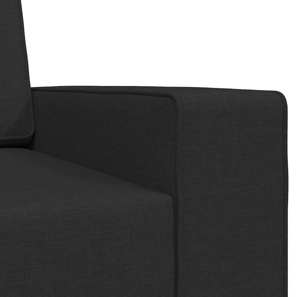 Sofá-cama de chão Preto 245 x 78 x 77 cm tecido