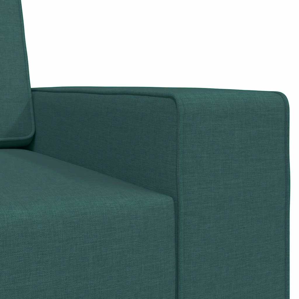 Sofá-cama de chão Verde-escuro 245 x 78 x 77 cm tecido
