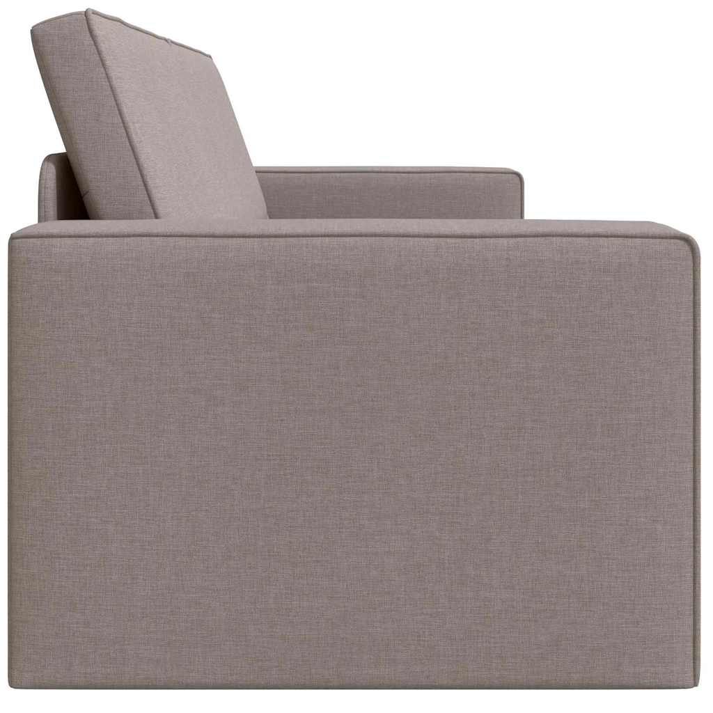 Sofá-cama de chão Cinzento-acastanhado 245 x 78 x 77 cm tecido