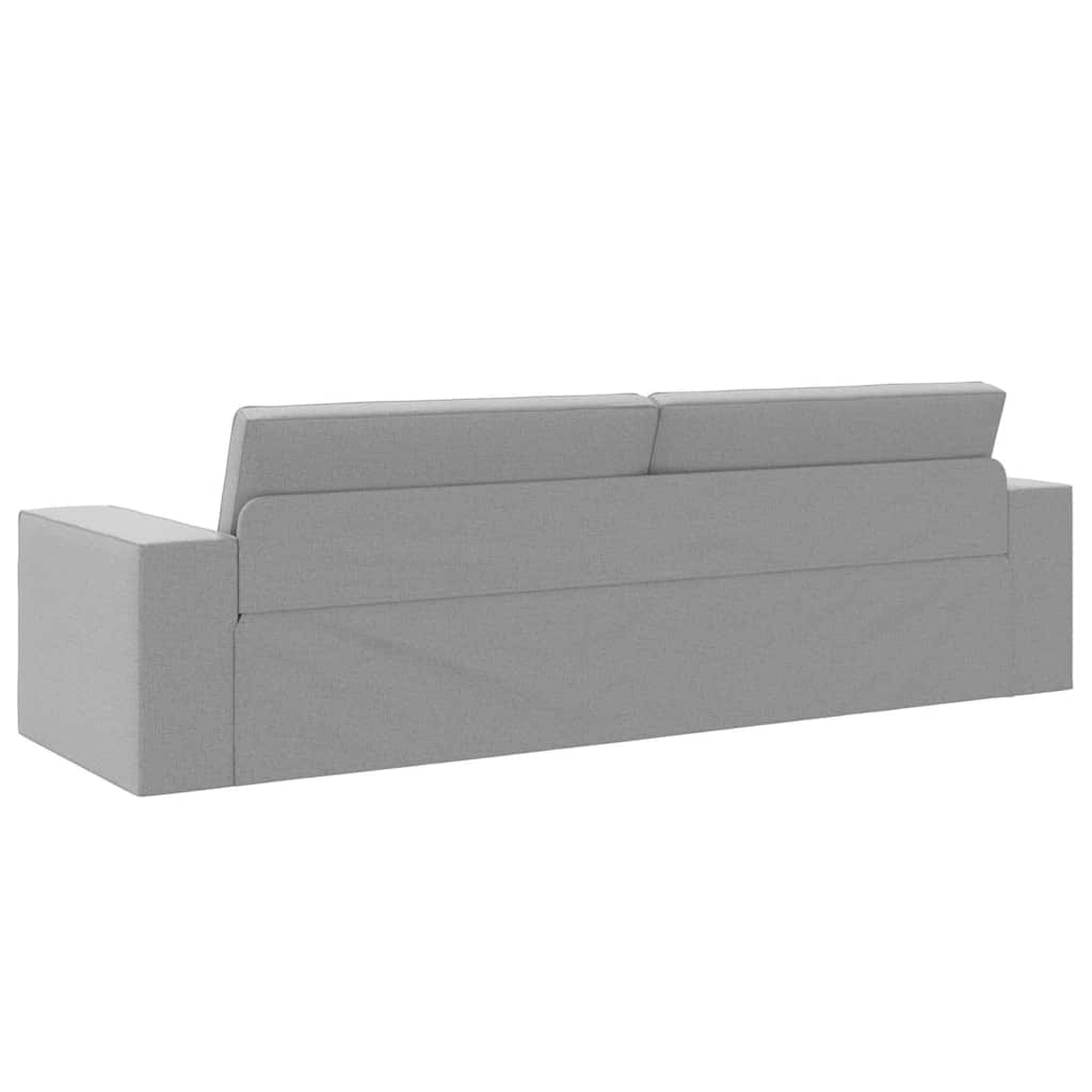 Sofá-cama Cinza Nuvem 245 x 78 x 77 cm tecido