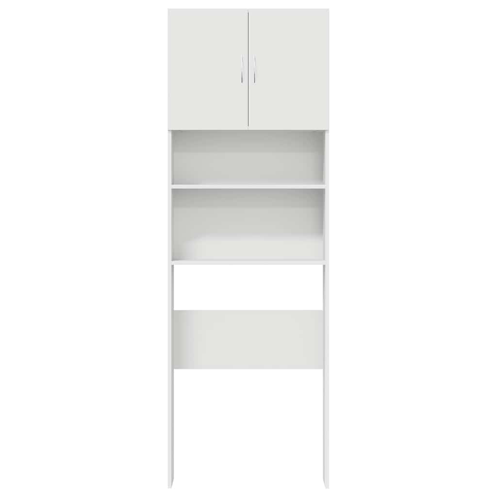 Armário máquina lavar roupa derivados madeira branco