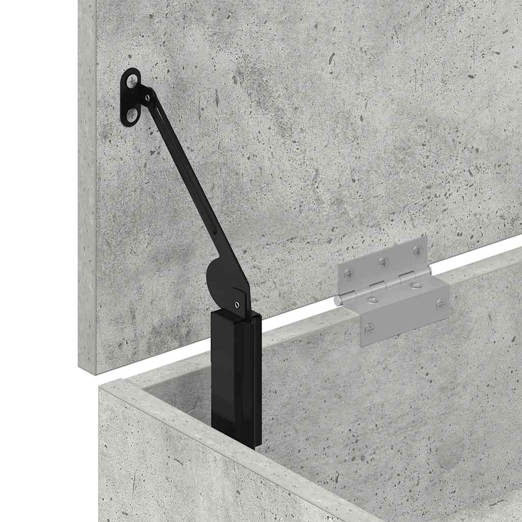 Banco sapateira 102x30,5x45 cm derivados cinzento cimento