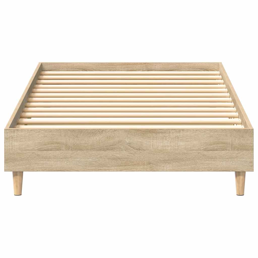 Estrutura cama s/ colchão 90x200 cm carvalho sonoma