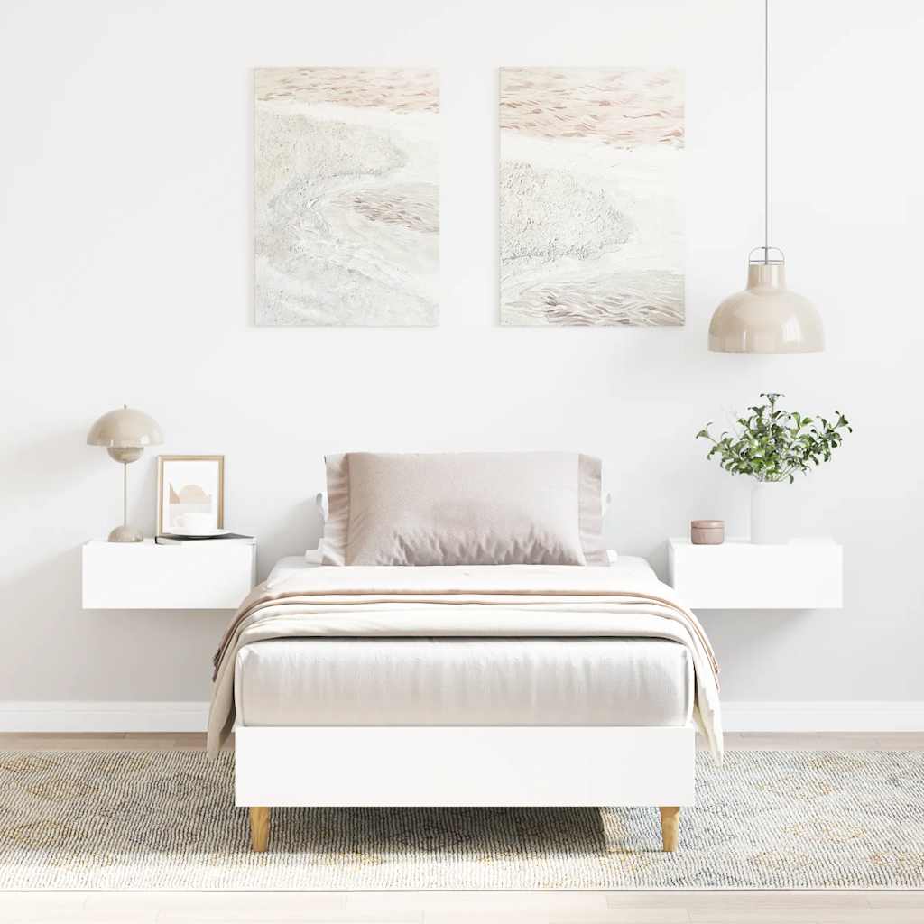 Estrutura cama s/ colchão 75x190 cm derivados de madeira branco