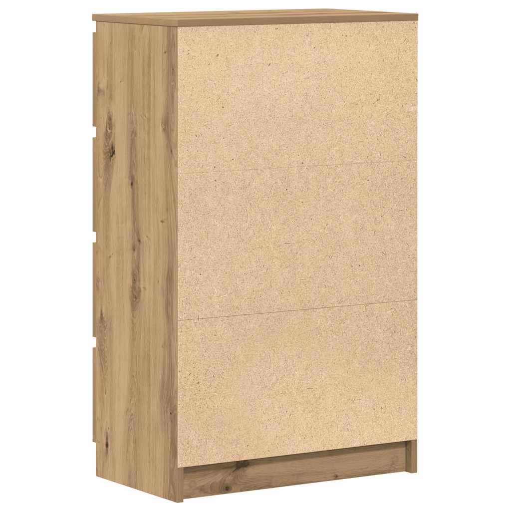 Aparador 60x35x98,5 cm derivados madeira cor carvalho artisiano