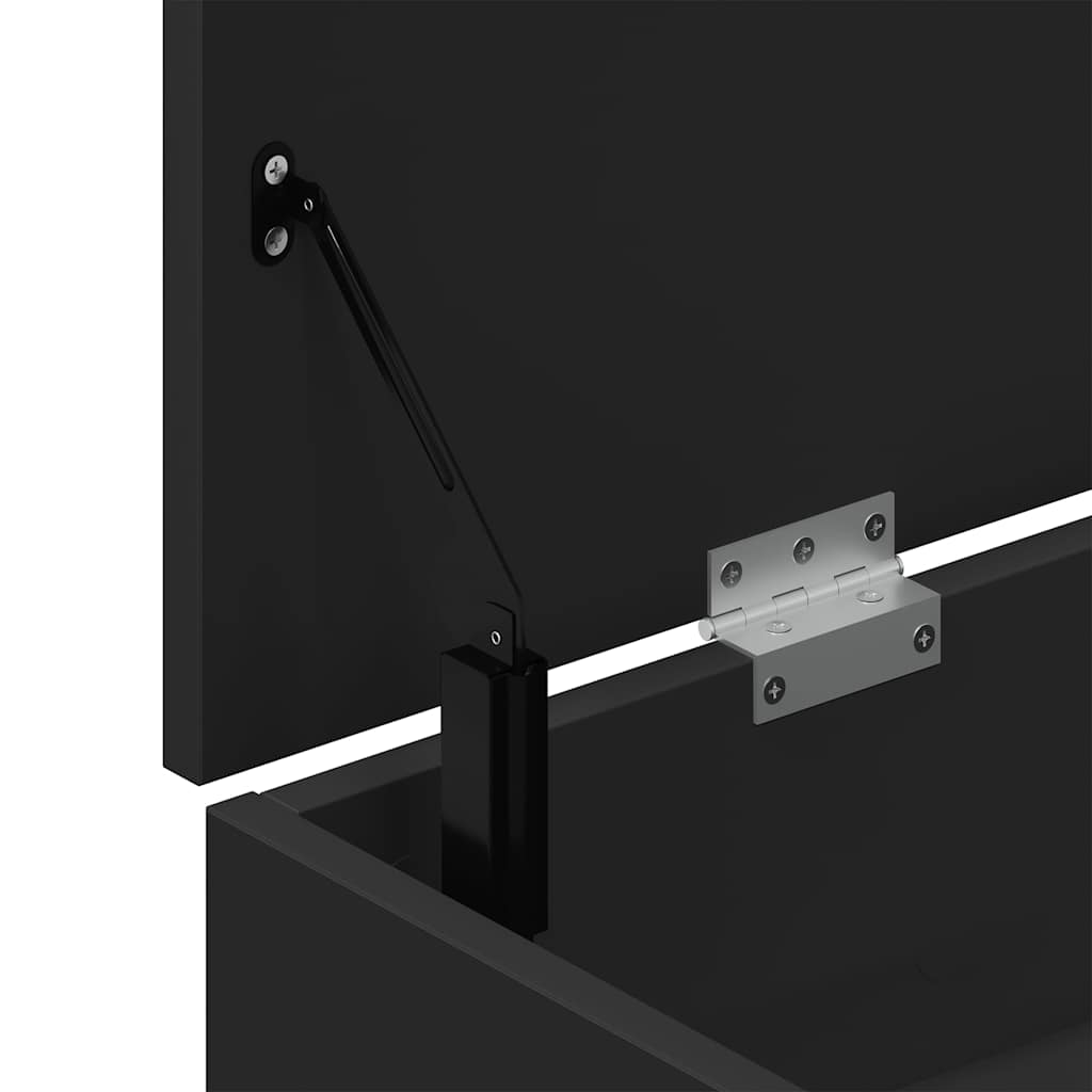 Banco sapateira 102x30,5x45 cm derivados de madeira preto