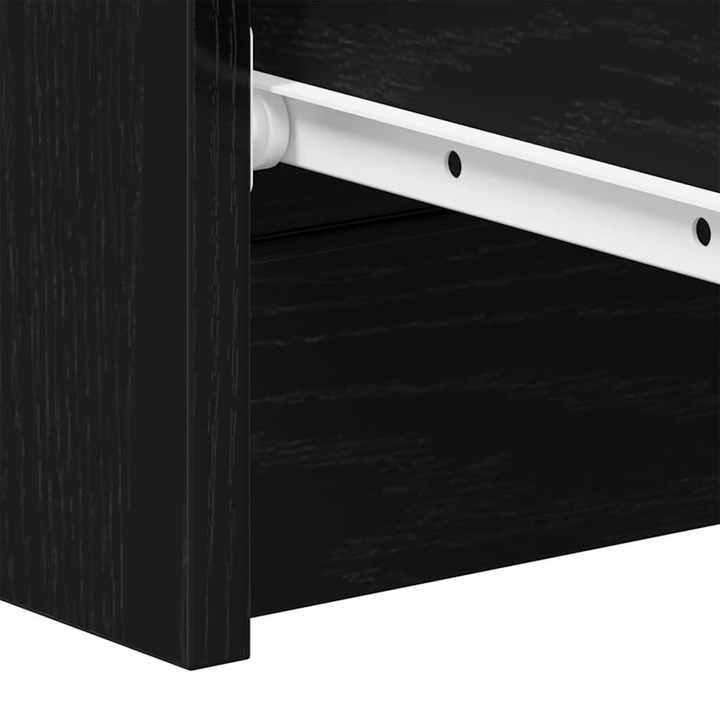 Aparador 60x35x98,5 cm derivados madeira cor carvalho preto
