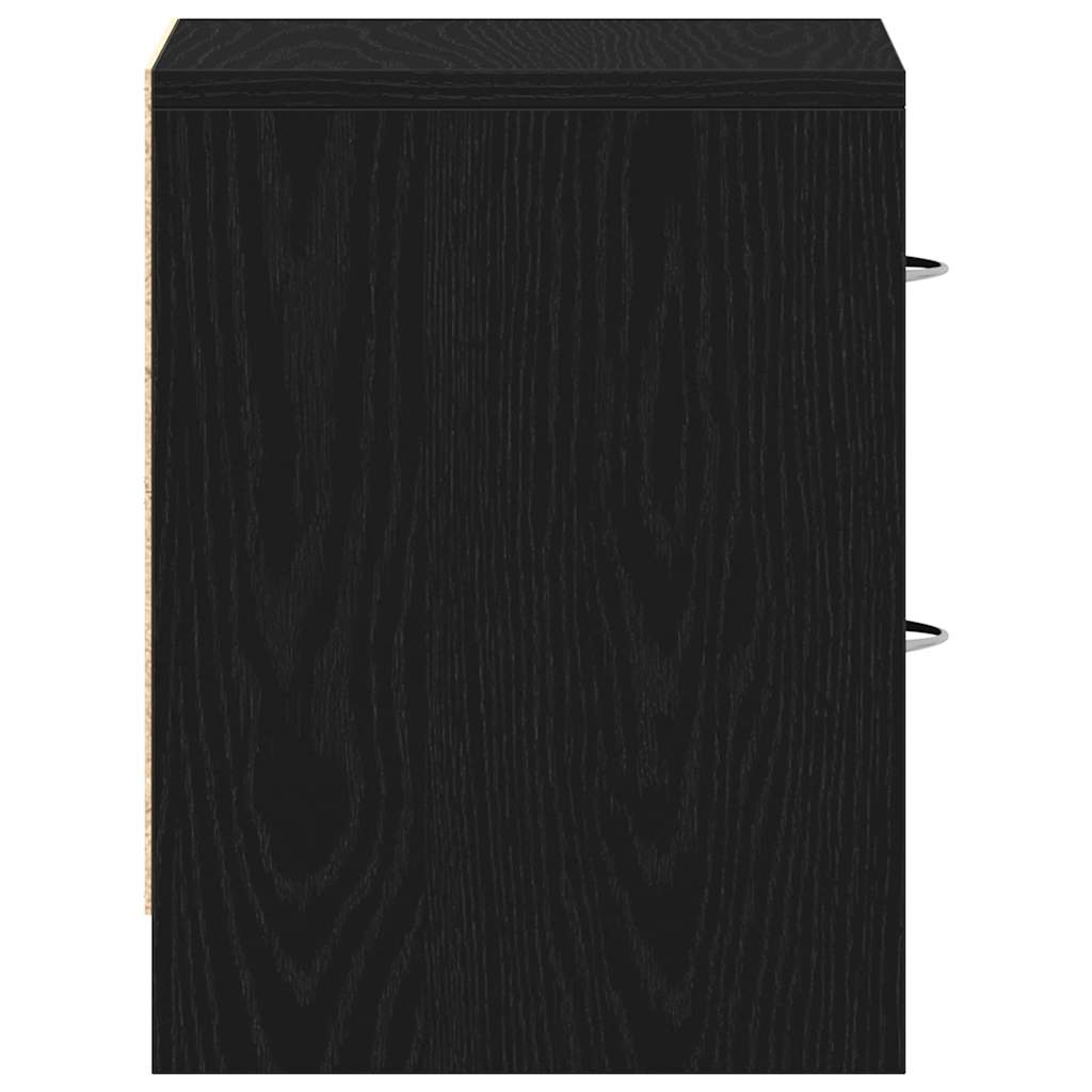 Mesa de cabeceira 40x30x40 cm deriv. de madeira carvalho preto