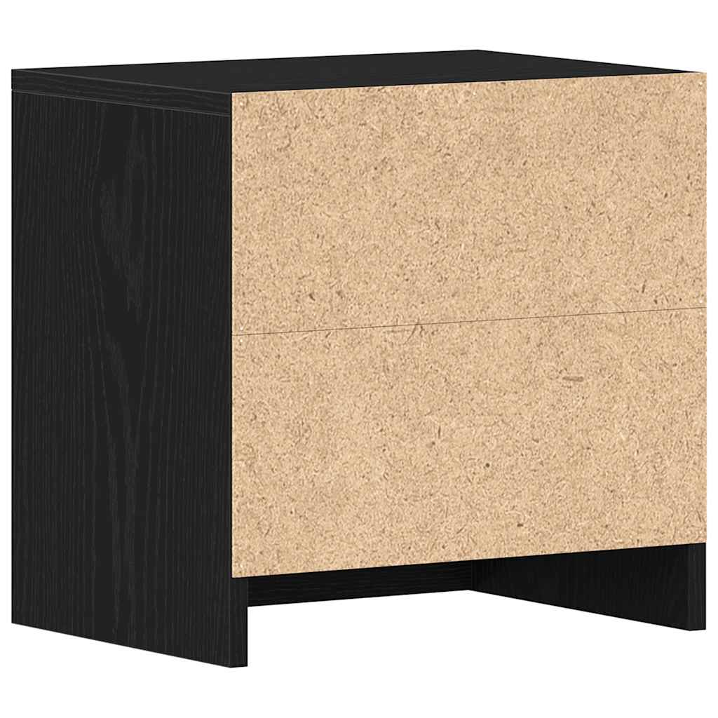Mesa de cabeceira 40x30x40 cm deriv. de madeira carvalho preto