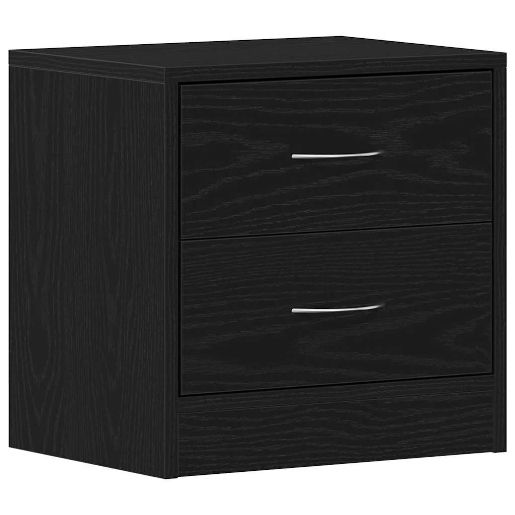 Mesas de cabeceira 2 pcs 40x30x40 cm carvalho preto