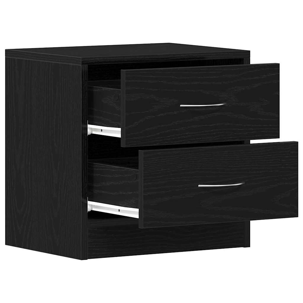 Mesas de cabeceira 2 pcs 40x30x40 cm carvalho preto