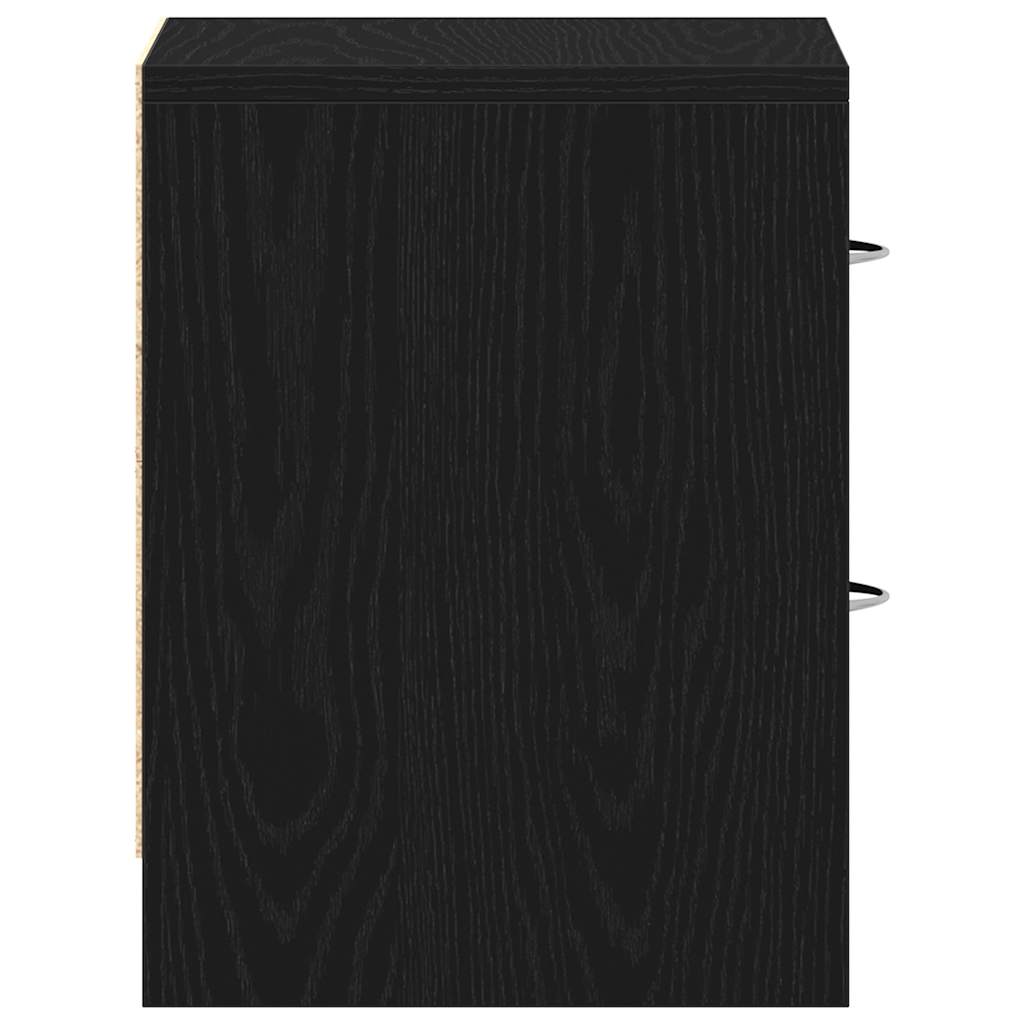 Mesas de cabeceira 2 pcs 40x30x40 cm carvalho preto
