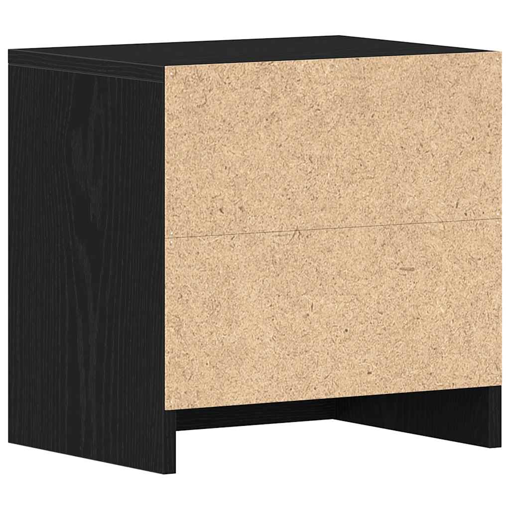 Mesas de cabeceira 2 pcs 40x30x40 cm carvalho preto