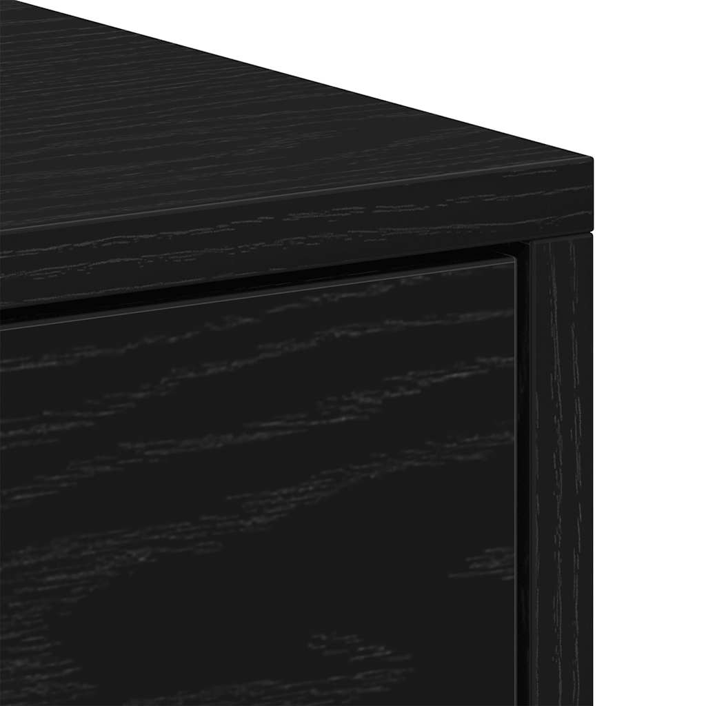 Mesas de cabeceira 2 pcs 40x30x40 cm carvalho preto