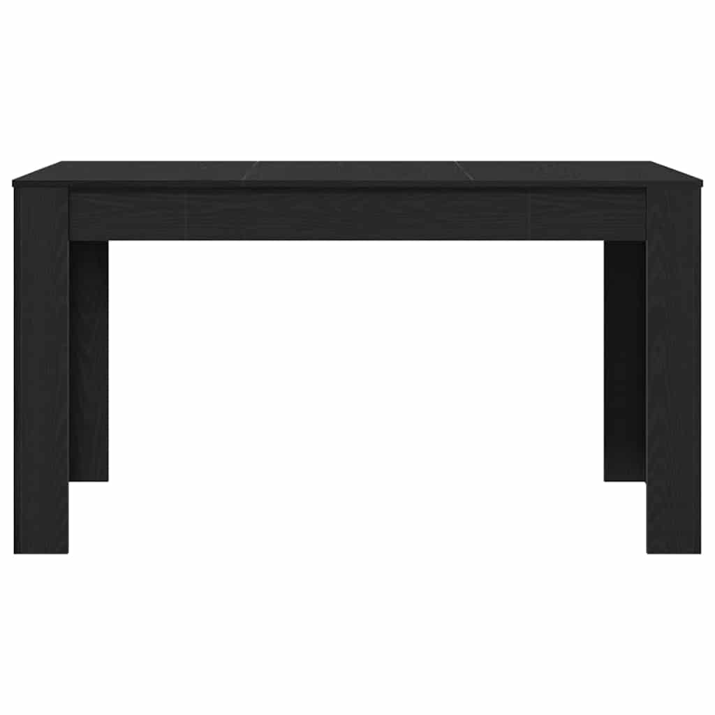 Mesa de jantar Carvalho preto 140 x 74.5 x 76 cm