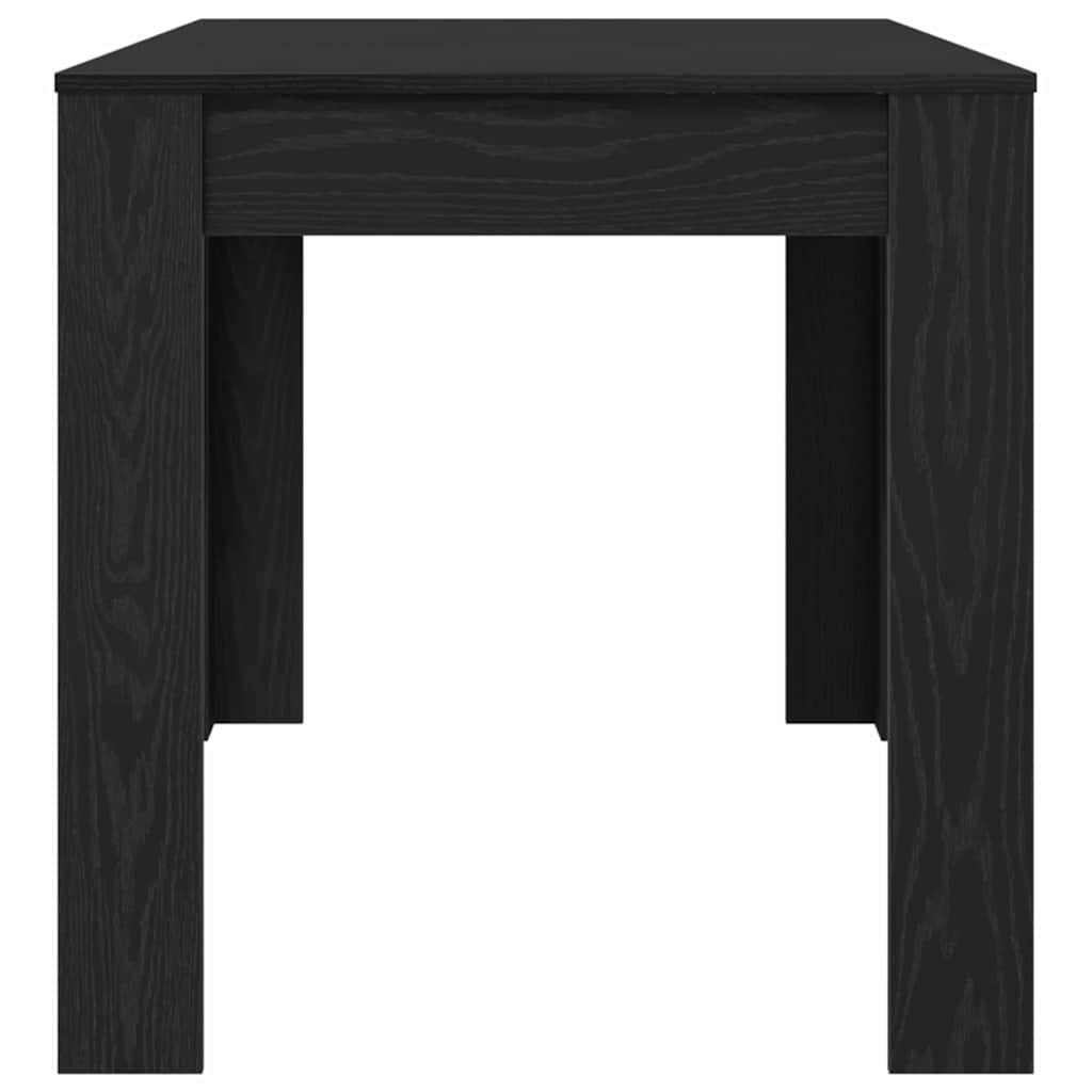 Mesa de jantar Carvalho preto 140 x 74.5 x 76 cm