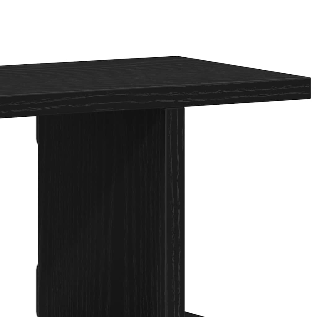 Estantes de parede 2 pcs 105x18x20 cm carvalho preto