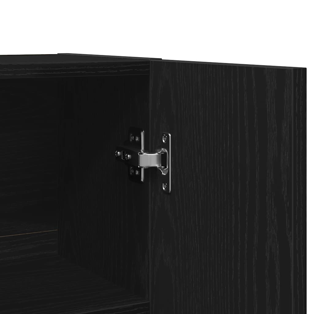 Armário p/ máquina de lavar 70,5x25,5x90 cm carvalho preto