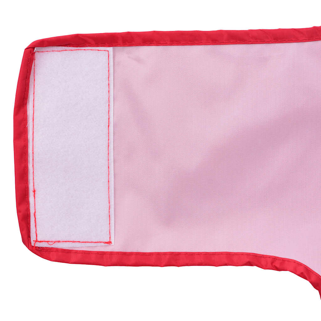 Capa de chuva para cães com tiras reflectoras vermelho 2XL