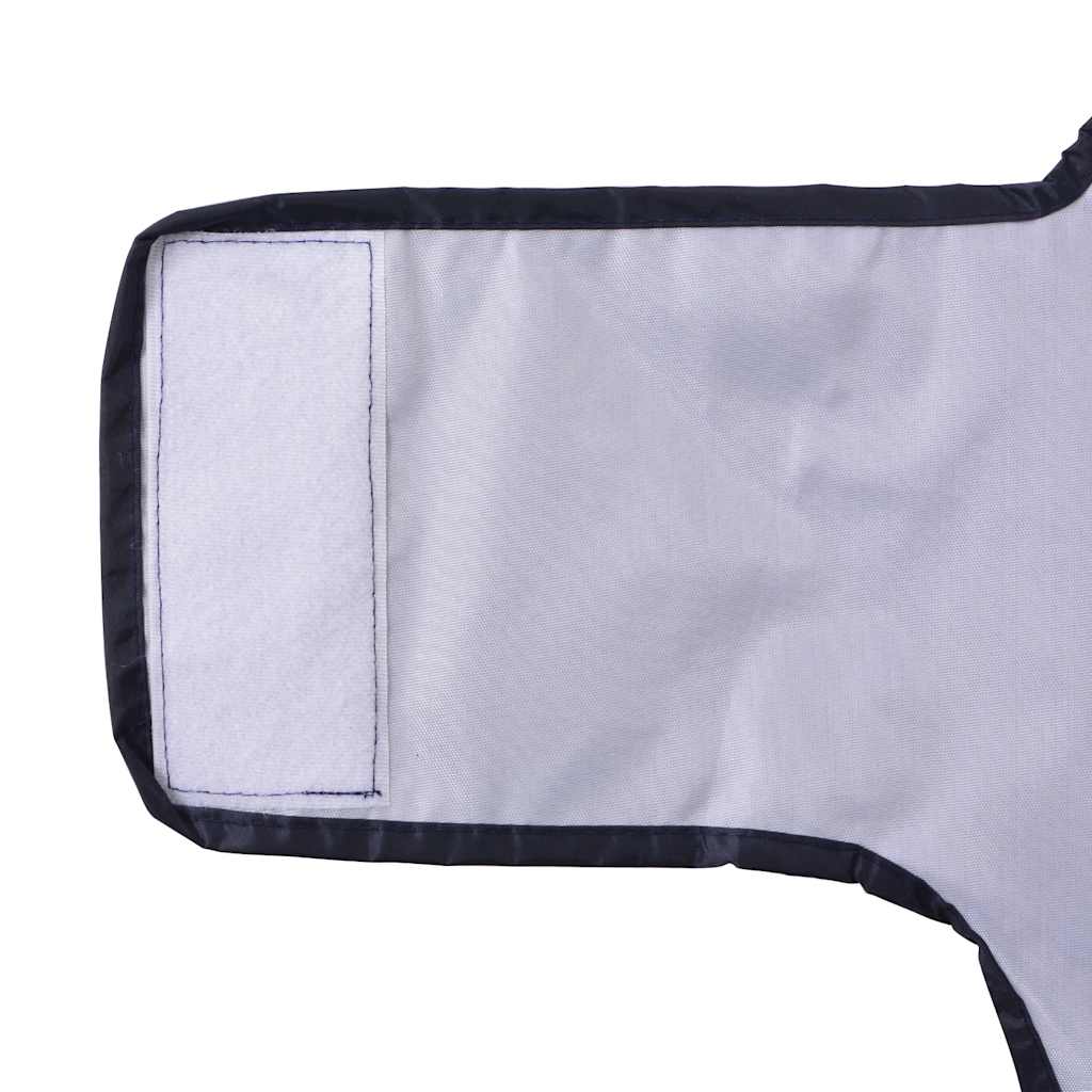 Capa de chuva para cães com tiras reflectoras azul-marinho XS