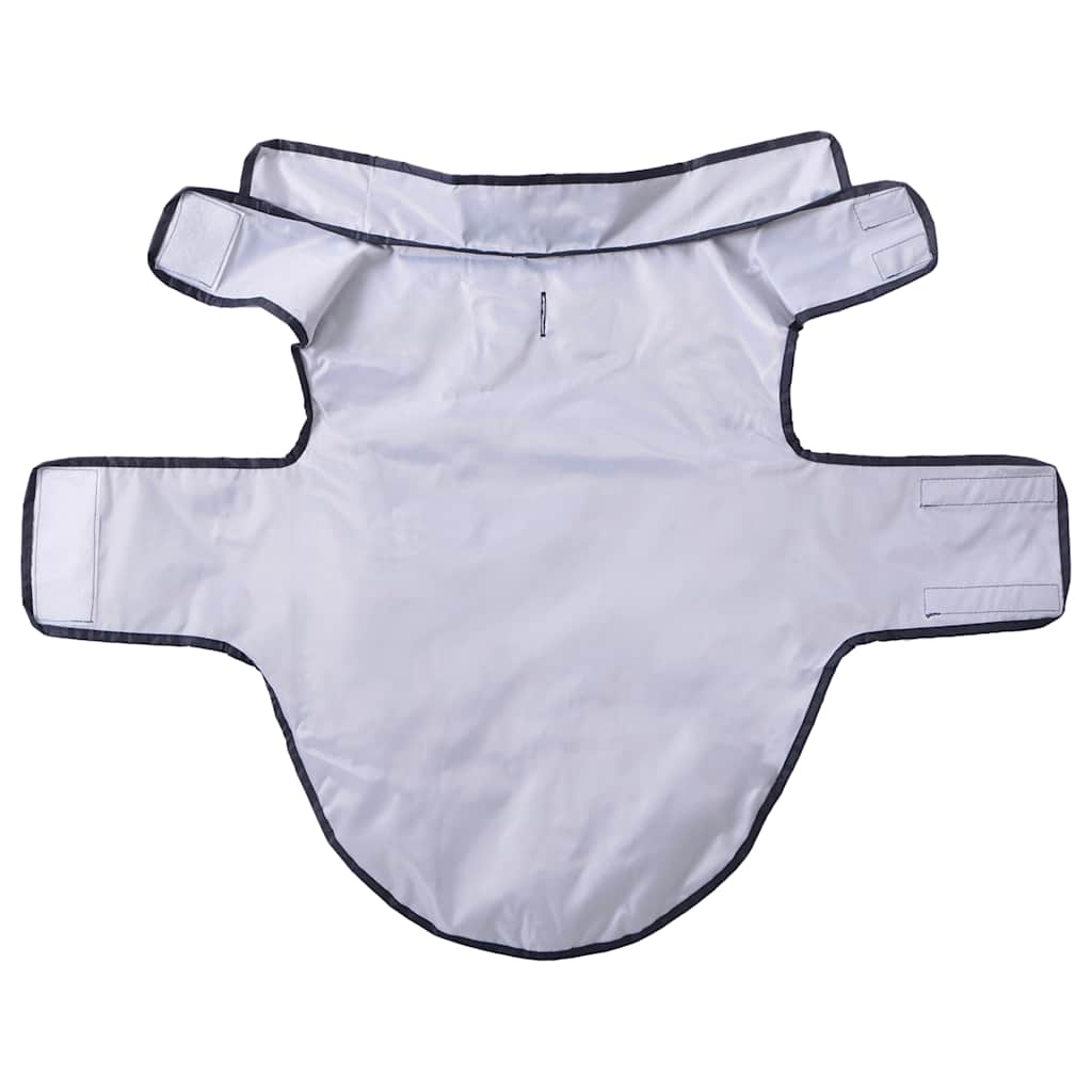 Capa de chuva para cães com tiras reflectoras azul-marinho 2XL