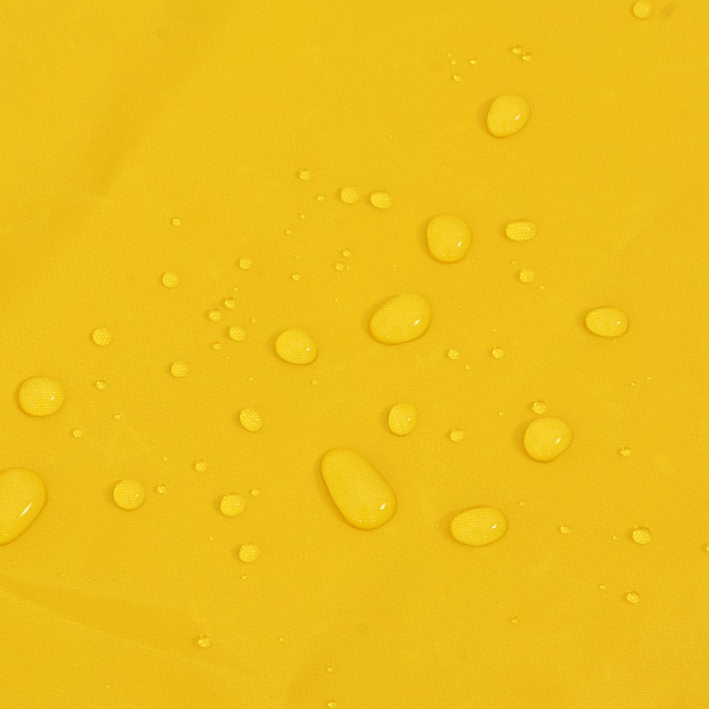 Capa de chuva para cães com tiras reflectoras amarelo S