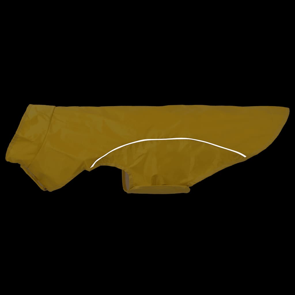 Capa de chuva para cães com tiras reflectoras amarelo XL