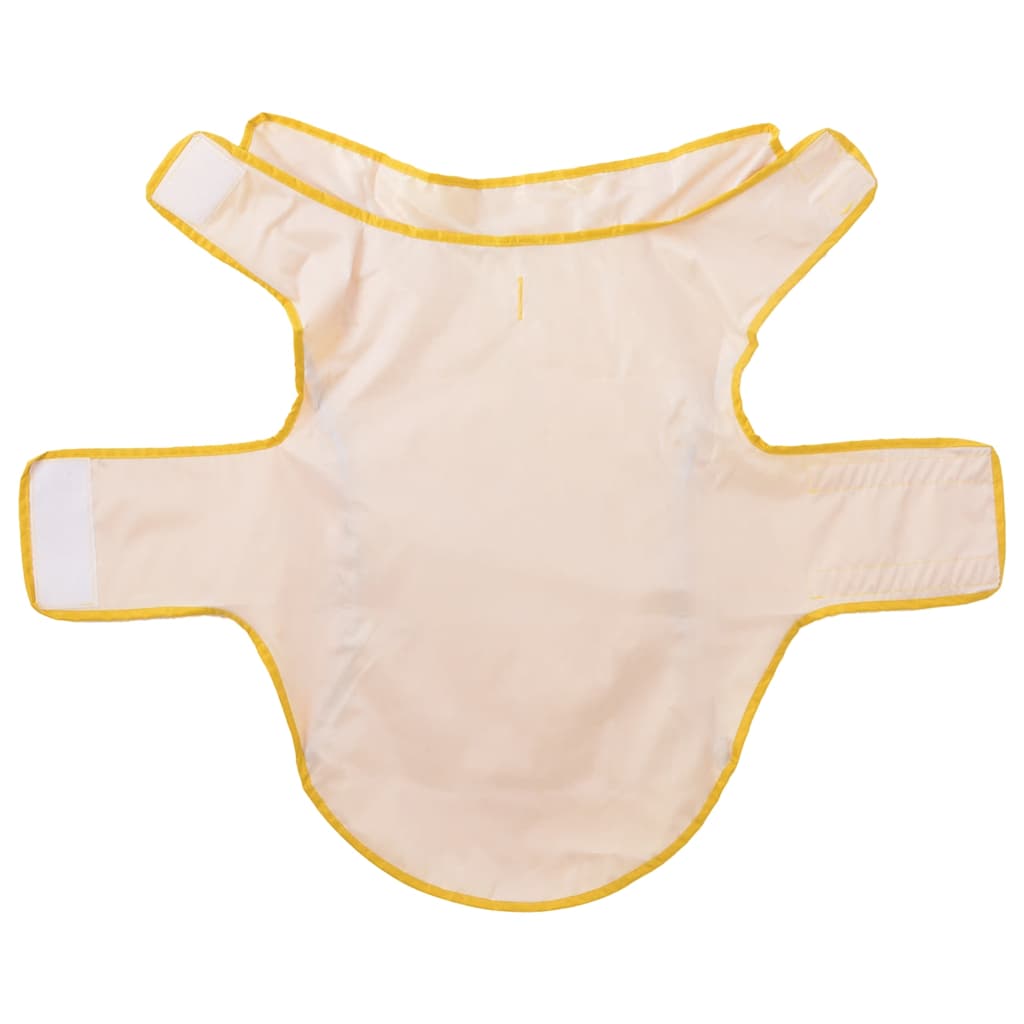 Capa de chuva para cães com tiras reflectoras amarelo 2XL
