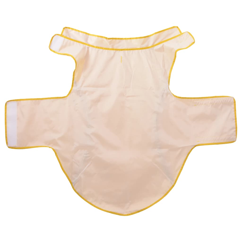 Capa de chuva para cães com tiras reflectoras amarelo 3XL